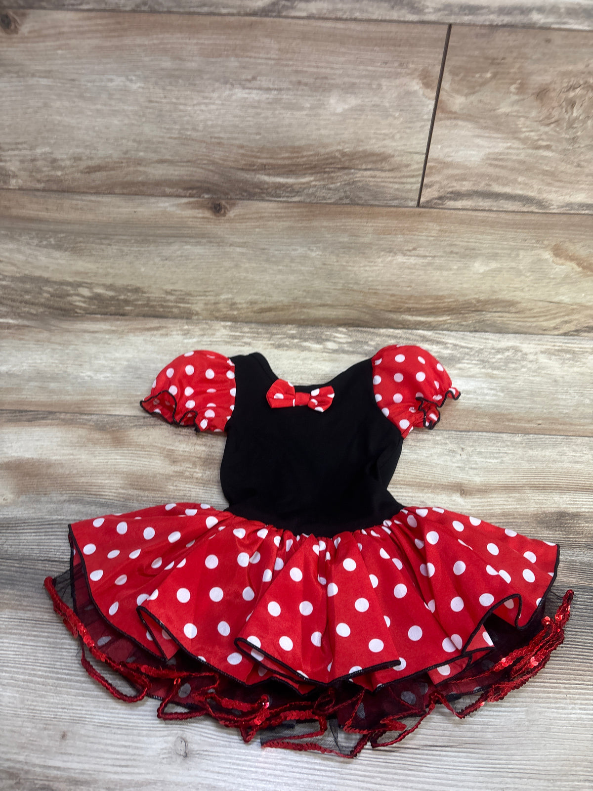 Wenchoice Disney Minnie Mouse Bodysuit Dress Black sz 12-18m