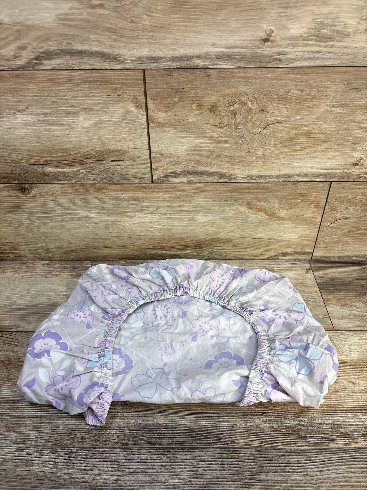 Trend Lab Floral Changing Pad Cover Grey