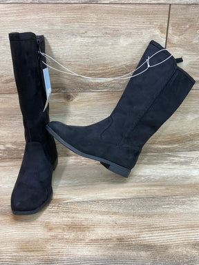 NEW Cat & Jack Mylah Tall Riding Boots Black sz 1Y - Me n Mommy To Be