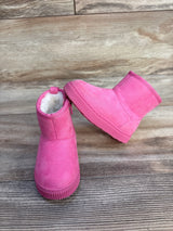 Cat & Jack Faux Fur Lined Ankle Boots Pink sz 5c