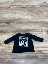 Baby Berry Mama's Little Man Shirt Black sz 3-6m