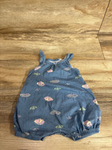 Carter's Umbrella Tank Shortie Romper Blue sz 3m