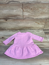 NEW Hatley Long Sleeve Cat Dress Pink sz 3-6m