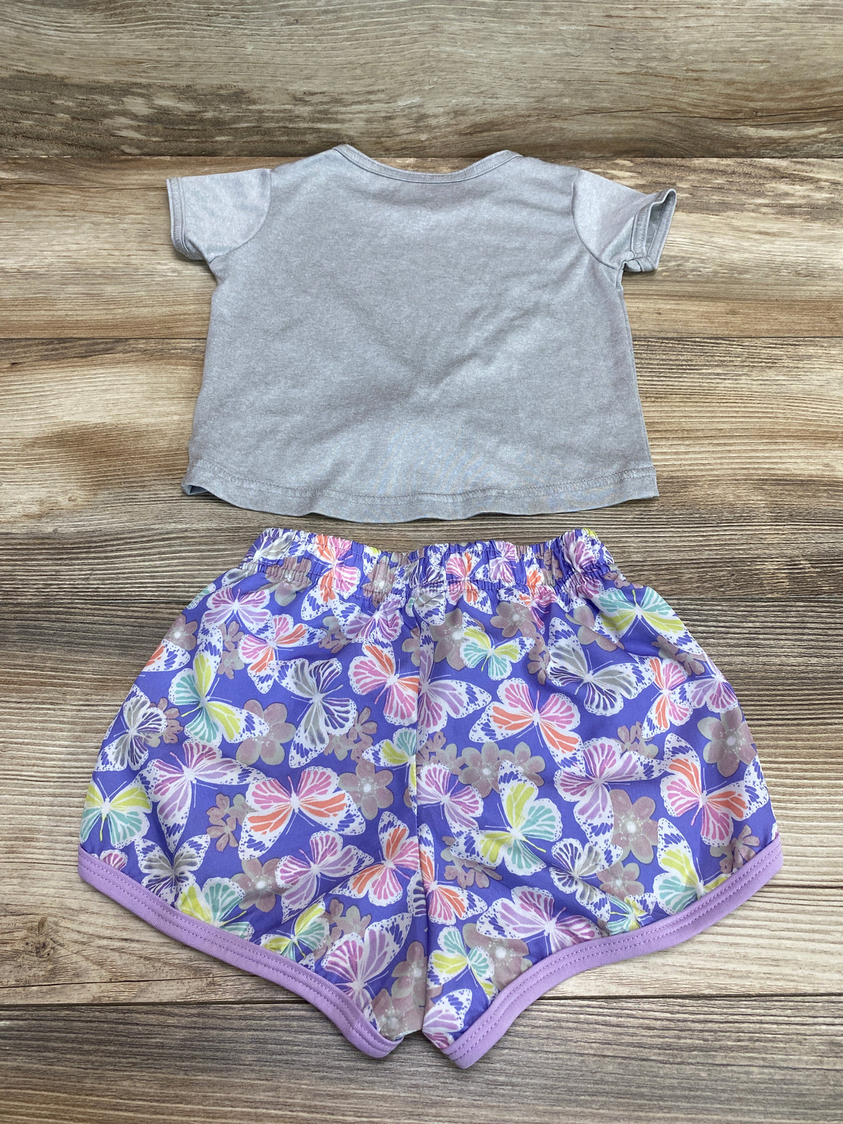 Body Glove 2pc Shirt & Shorts Set Grey sz 24m