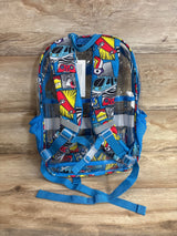 NEW HTWO Clear Backpack for Kids, School, Stadium Events, Cute Bookbag (Dark Blue)