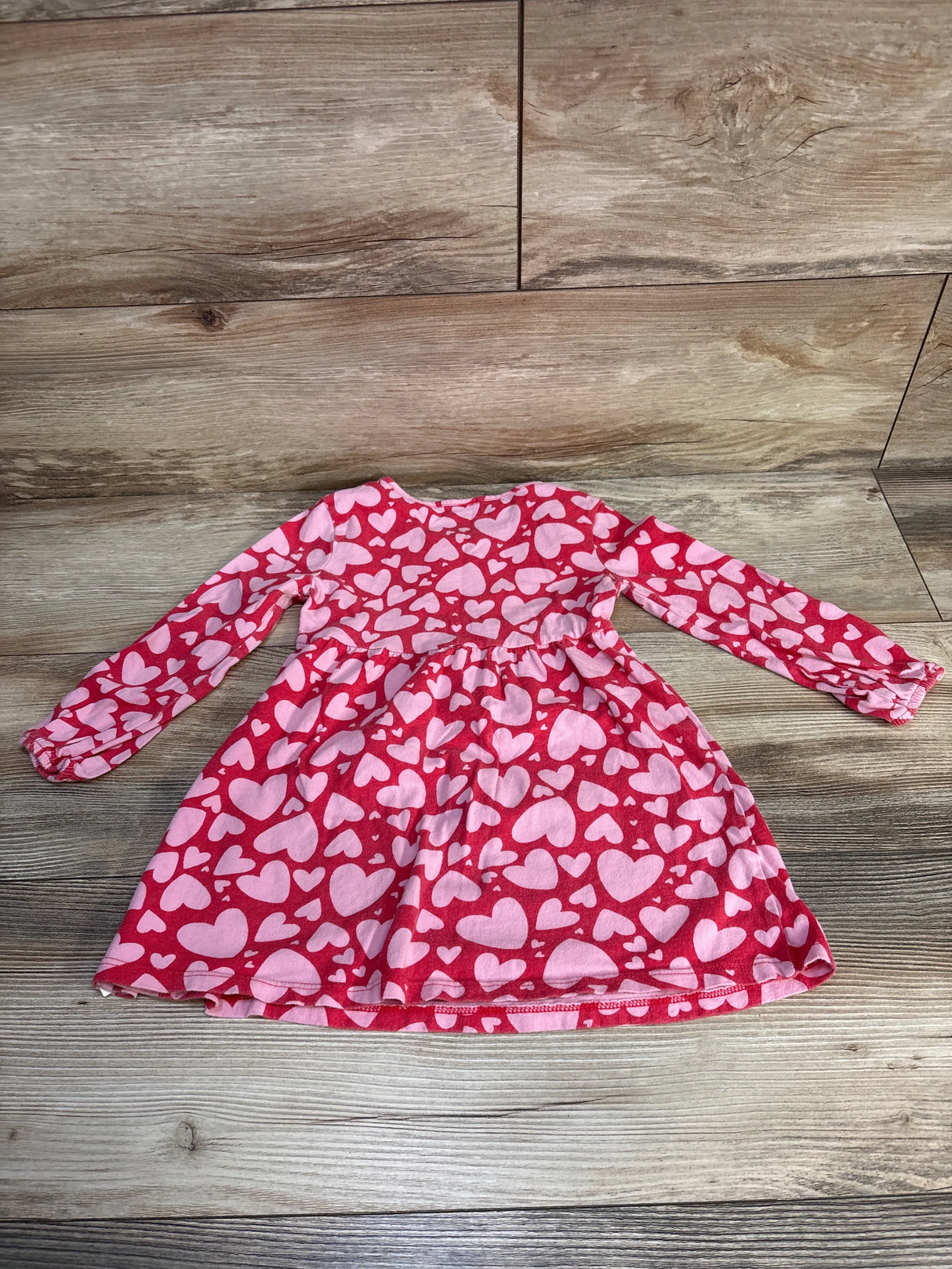 Old Navy Heart Print Dress Red sz 3T