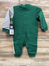 NEW NFL New York Jets Baby Green Half Time Coverall sz 6-9m