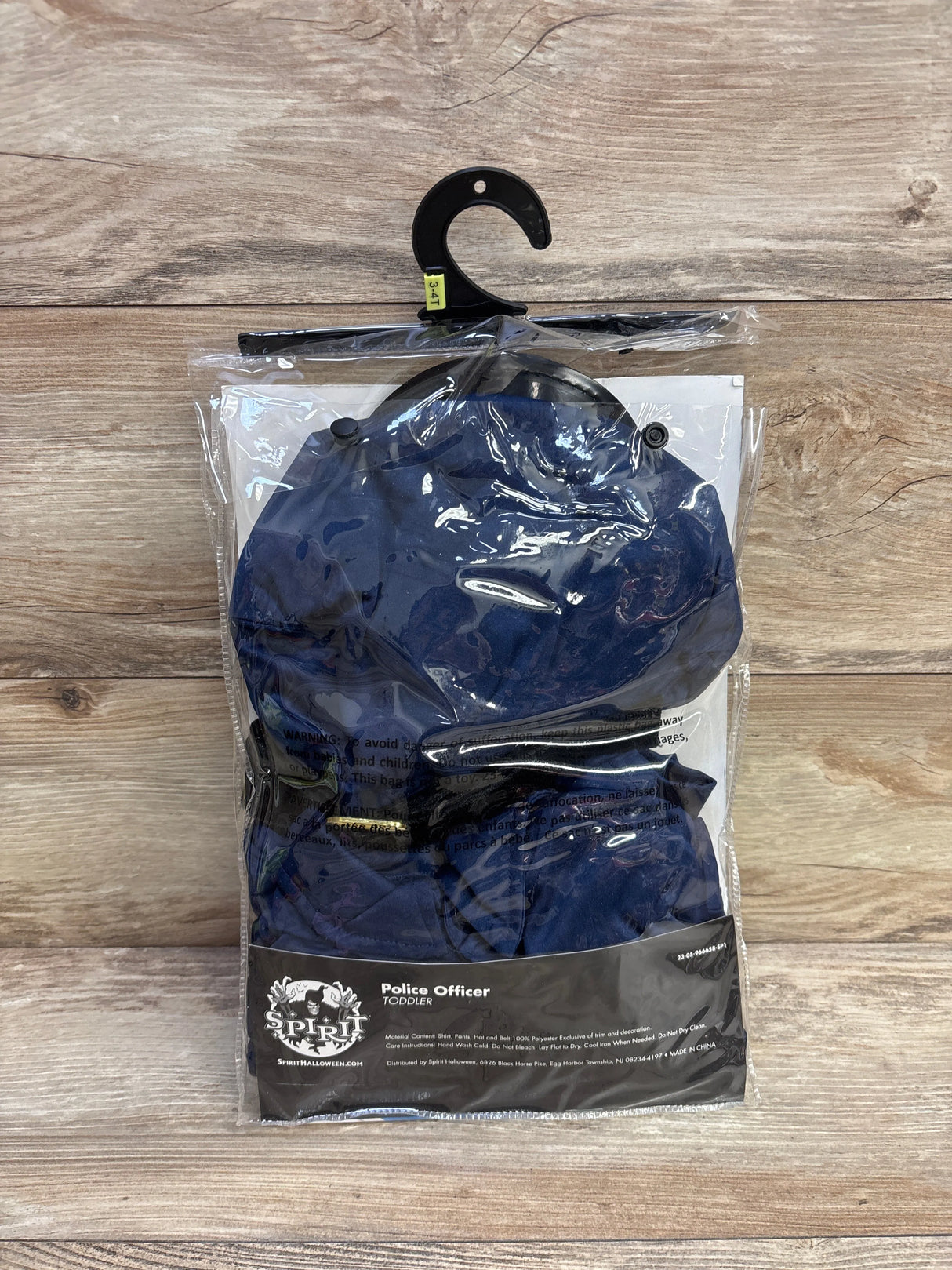 Spirit Police Officer Costume Set Navy sz 3-4T - Me n Mommy To Be