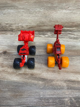 Monster Jam Scoopz & Dirt Squad Dugg Medieval Monster Trucks 1:64 Scale