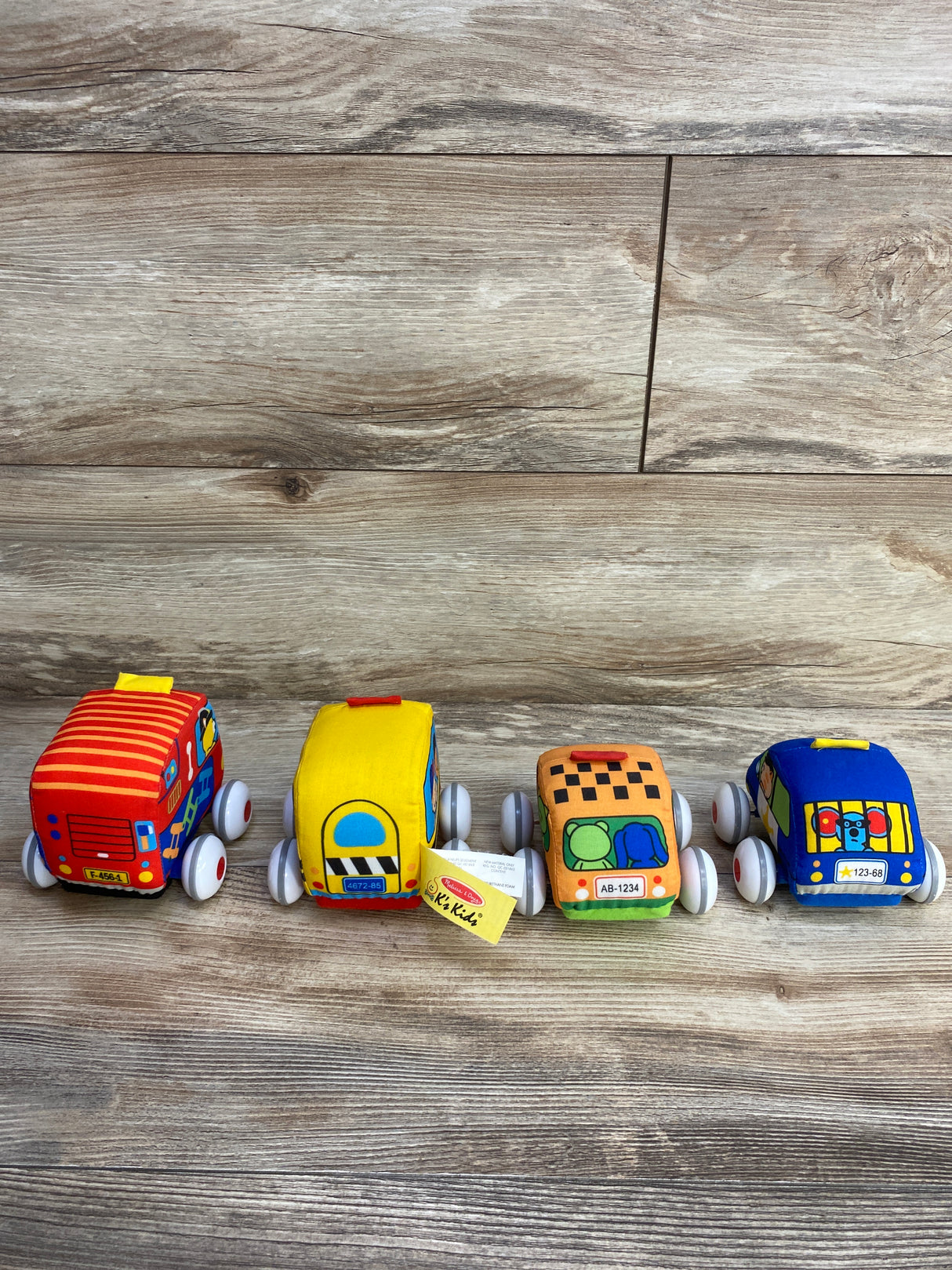 Melissa & Doug K's Kids' Pull-Back Vehicle Set
