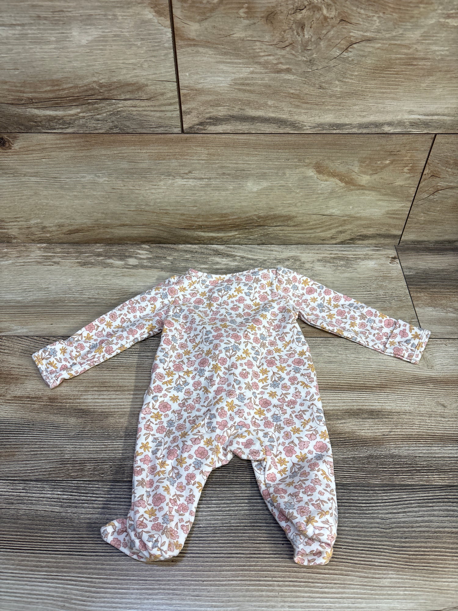Carter's Floral Sleeper White sz Newborn