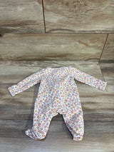 Carter's Floral Sleeper White sz Newborn
