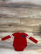Carter's Long Sleeve Pocket Bodysuit Rust sz 24m