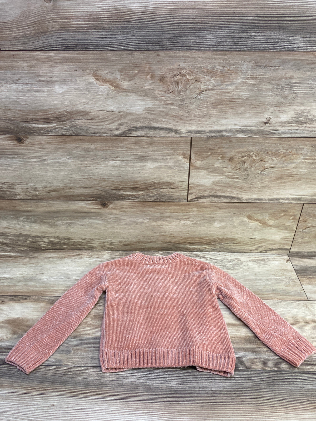 DKNY Cable Knit Velour Sweater Pink sz 3T