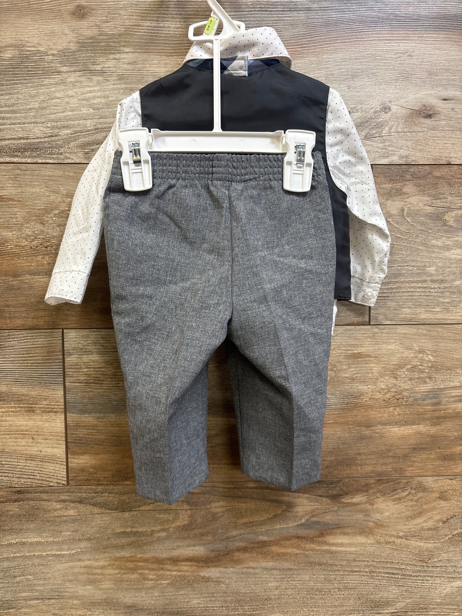 Nautica 4pc Suit Set White sz 3/6m