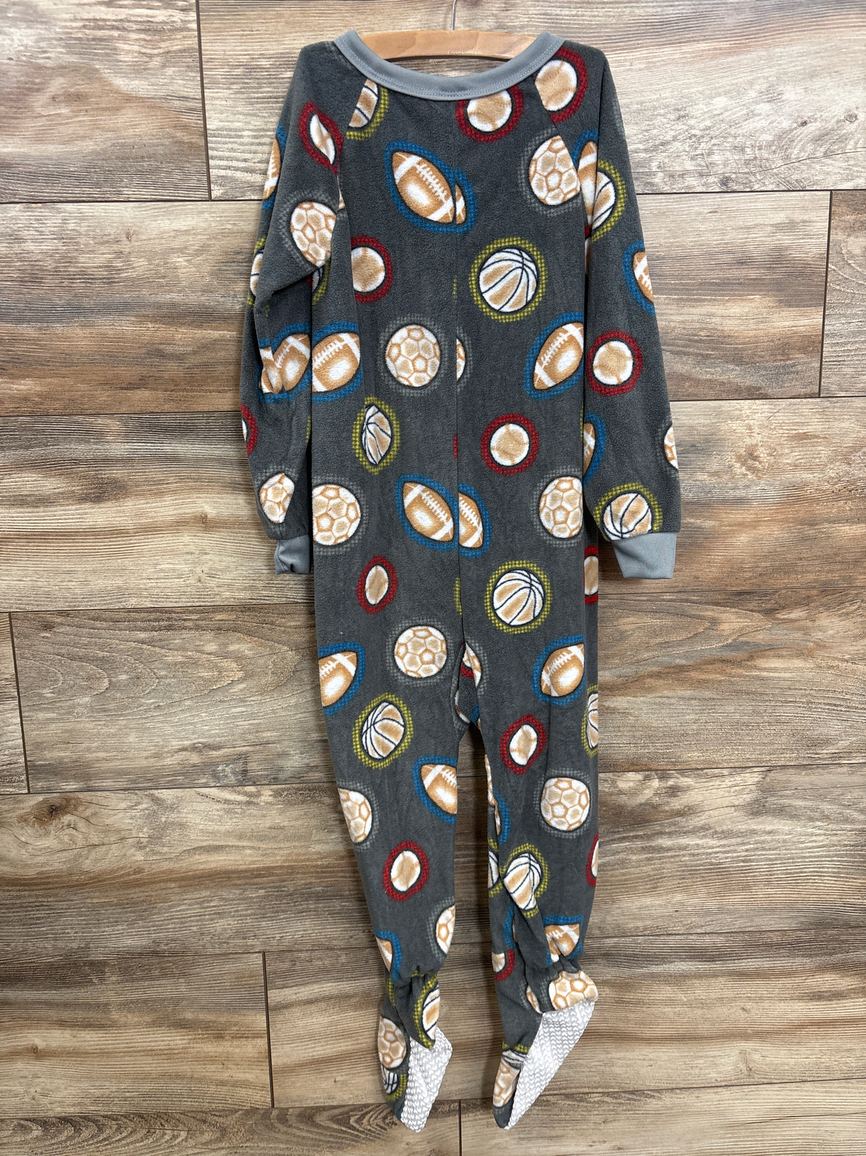 Quad Seven Basket Ball Blanket Sleeper Grey sz 5-6