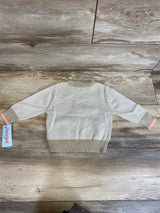 NEW Cat & Jack Striped Bunny Sweater Brown sz 12m