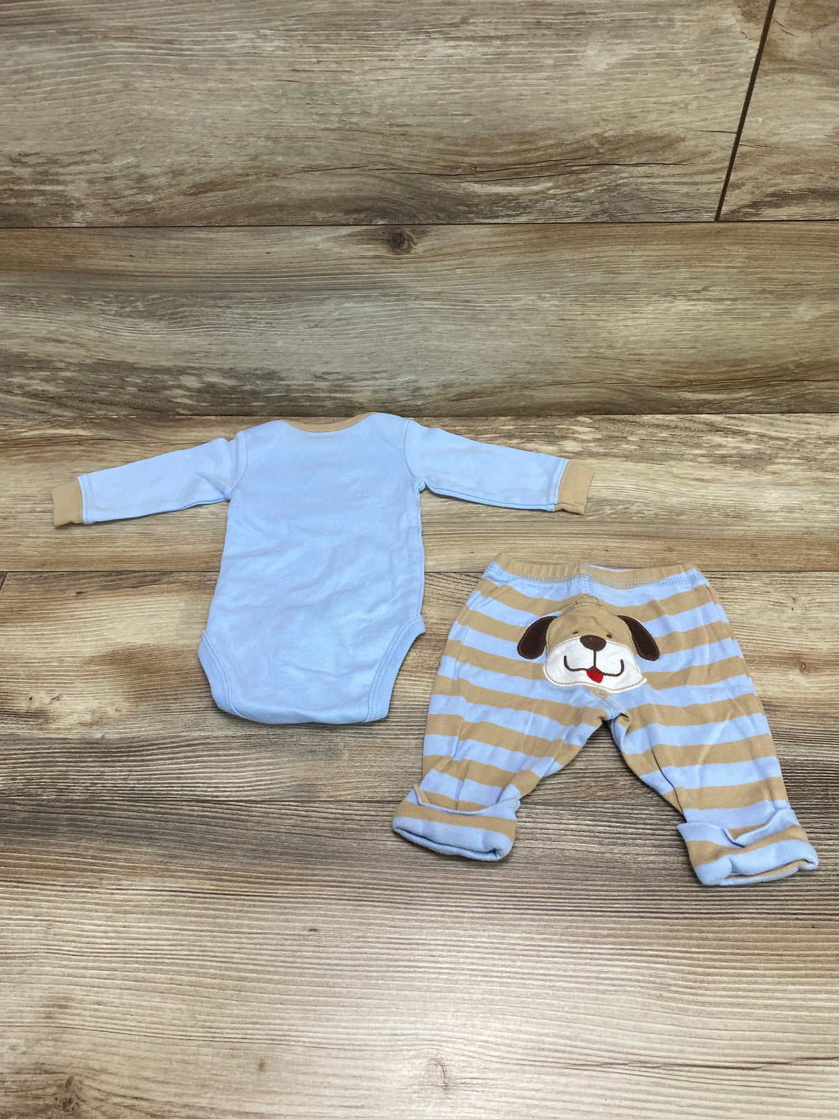 Carter's 2pc Dog Bodysuit & Pants Blue sz Newborn