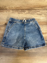 Cat & Jack Drawstring Jean Shorts Blue sz 4T