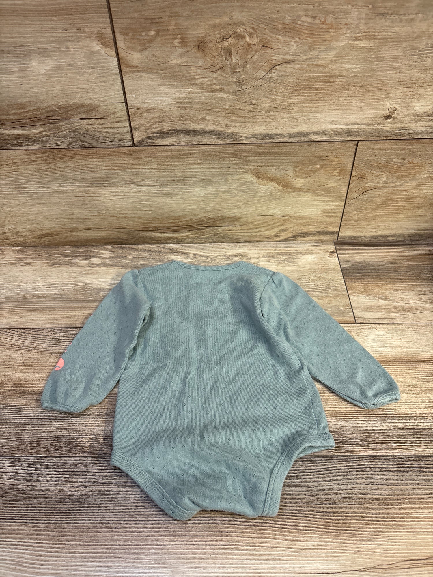 Carhartt Pointelle Knit Bodysuit Green sz 18m