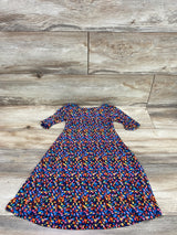 LulaRoe Swing Dress Blue sz 4T