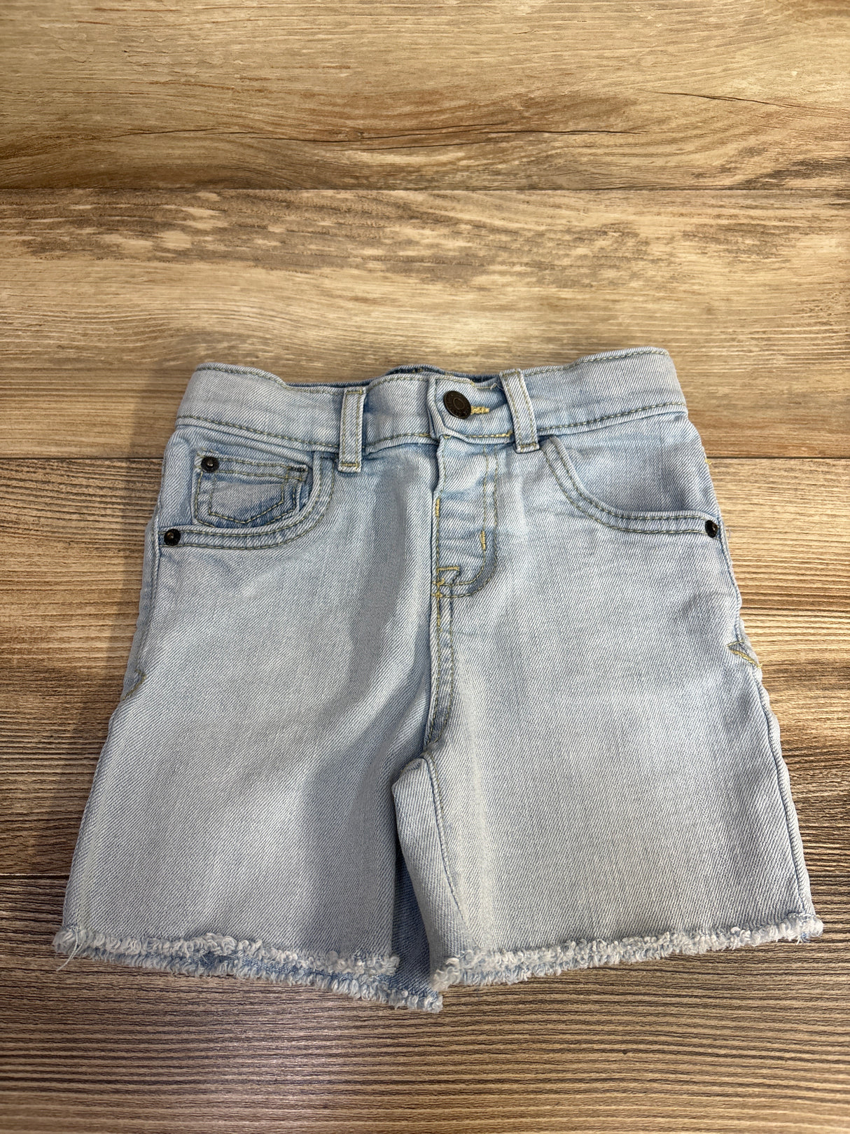 Cat & Jack Denim Frayed Shorts Blue sz 18m