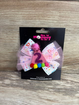 NEW 2nd Birthday Hair Bow White