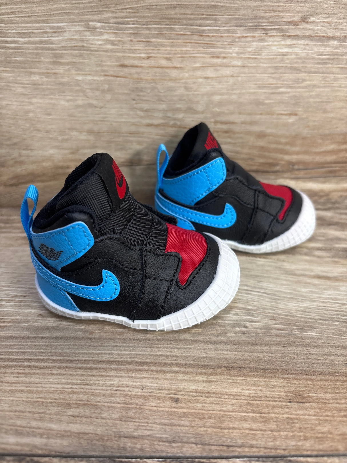 Air Jordan 1 Crib Bootie 'NC to Chi' Sneakers sz 1c