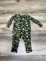 Posh P Green Cadet Henley Romper sz 3-6m