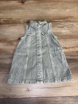 Cat & Jack Sleeveless Denim Dress Green sz 2T