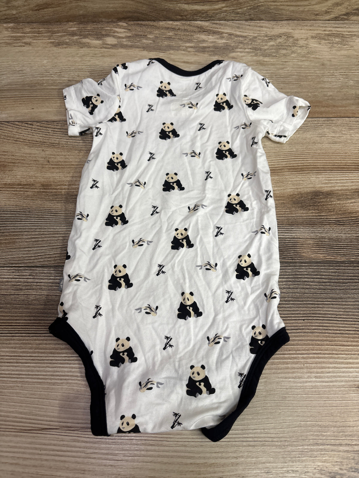 Kyte Baby Bamboo Panda Print Bodysuit White sz 18-24m