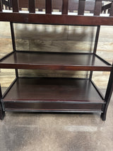 Delta Children Wilmington Changing Table with Pad in Dark Chocolate