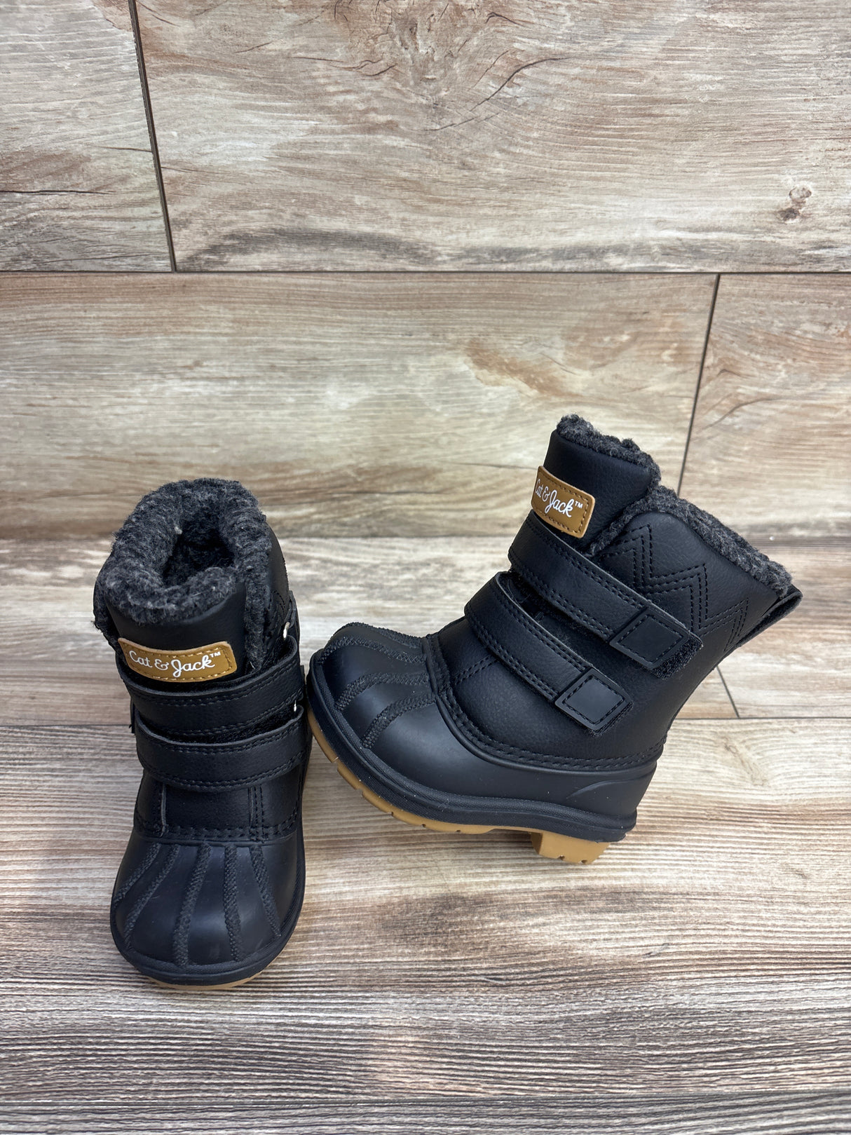 Cat & Jack Denver Winter Boots Black sz 5c