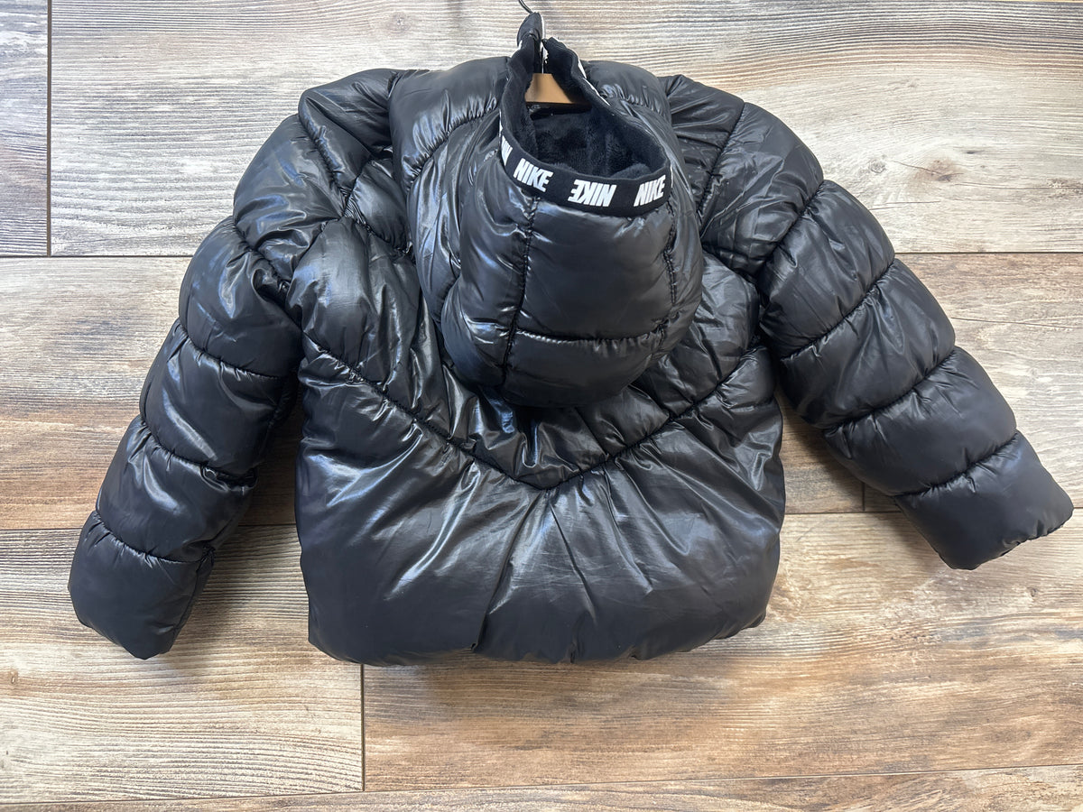Nike Hooded Puffer Jacket Black sz 2T