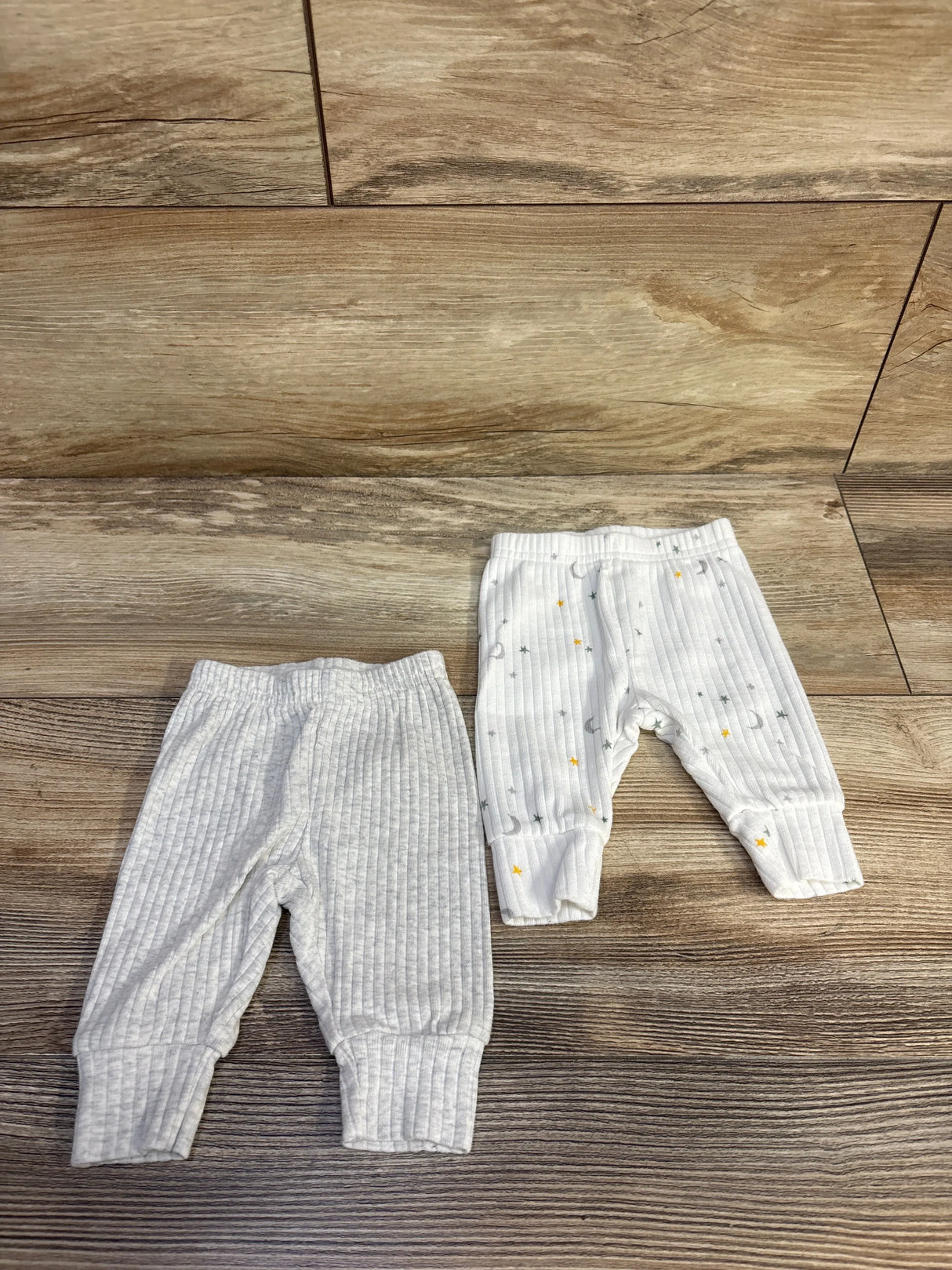 Just One You 2pk Ribbed Pants White sz Newborn
