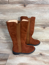 NWOT ZBY Suede Tall Boots Brown sz 11c