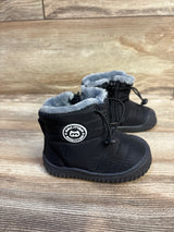 BMCITYBM Fur Lined Snow Boots Black sz 4/5c