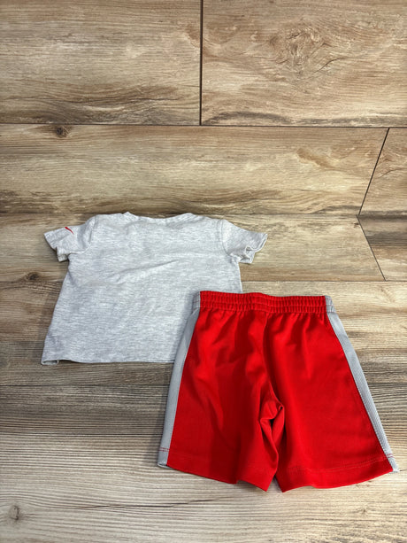 Nike 2pc Just Do It. Shirt & Shorts Grey sz 24m - Me n Mommy To Be