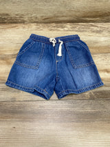 Oshkosh Drawstring Chambray Shorts Blue sz 24m