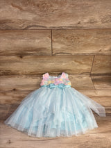 Jona Michelle Floral Tulle Dress White sz 2T