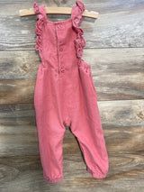 Carter's Cord Jumpsuit Pink sz 9m