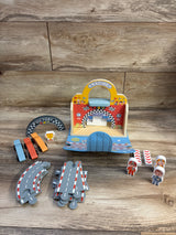Tooky Toy Wooden Felt Racing Track Set 25pc