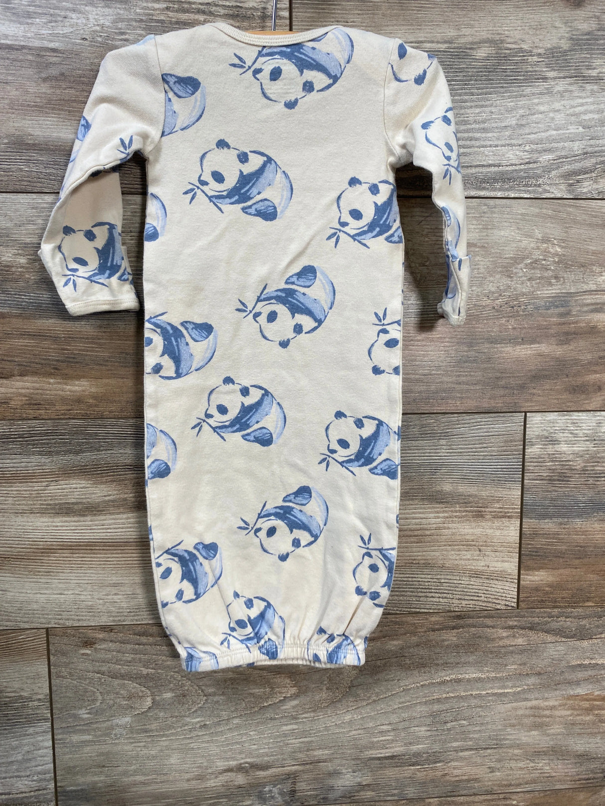 Carter's Panda Print Gown Beige sz 3m