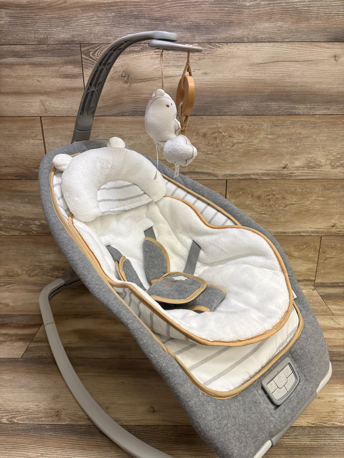 Ingenuity Boutique Convertible Rocker & Stationary Seat in Bella Teddy