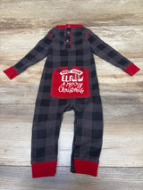 Lazy One Elf Flapjack Onesie Grey sz 12m