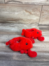 Plush Lobster Slippers Red sz 3/5c