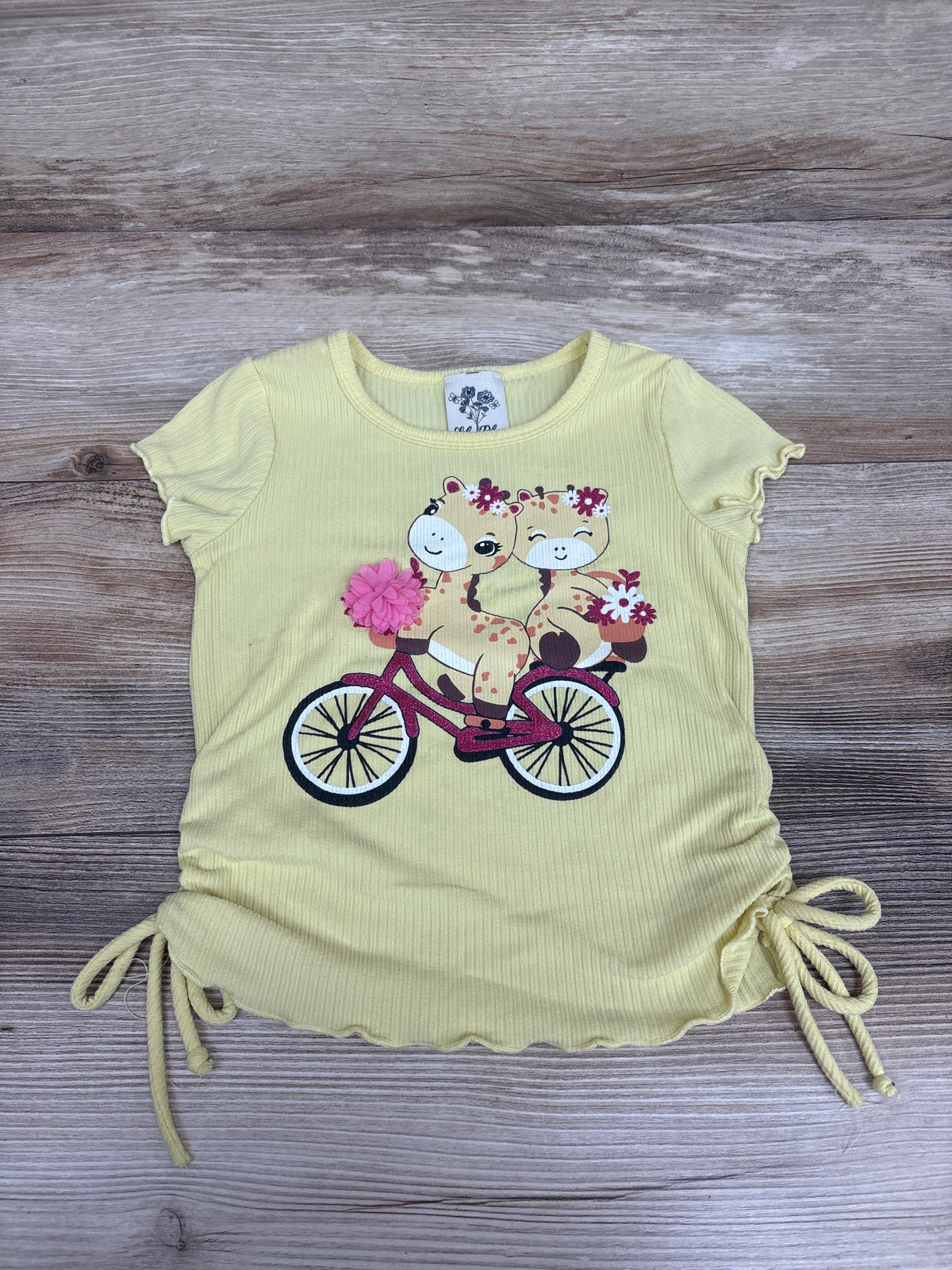 Lilly Bleu Giraffe Shirt Yellow sz 3T