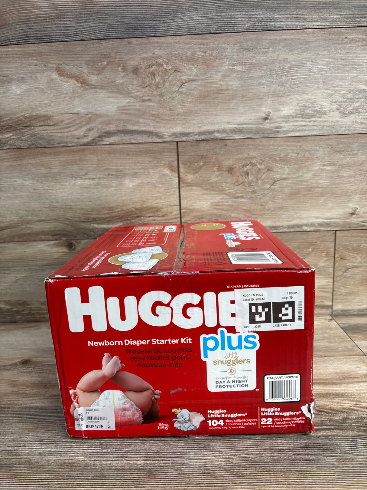 NEW Huggies Plus Little Snugglers Diapers - Newborn Starter Kit 126ct.