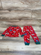 Disney 100 2pc Character Print Pajama Set Red sz 3T - Me n Mommy To Be