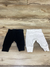 HonesBorn 2pk Pants Black/White sz Newborn